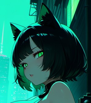 Green Cat
