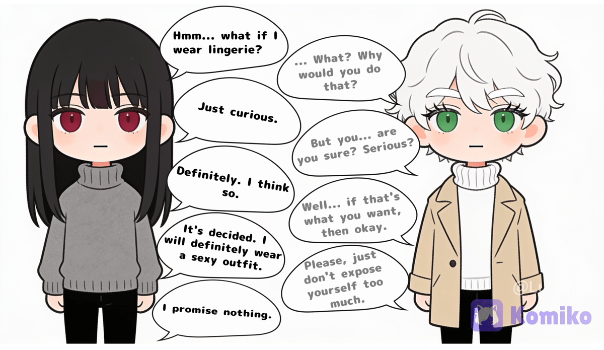 Bukowski and Fyori (OC) - Something random and meaningless...