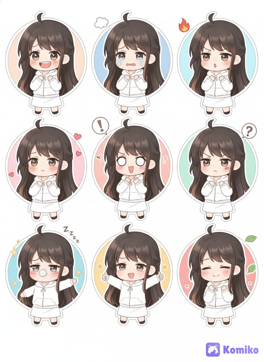 uzuki chibi stickers