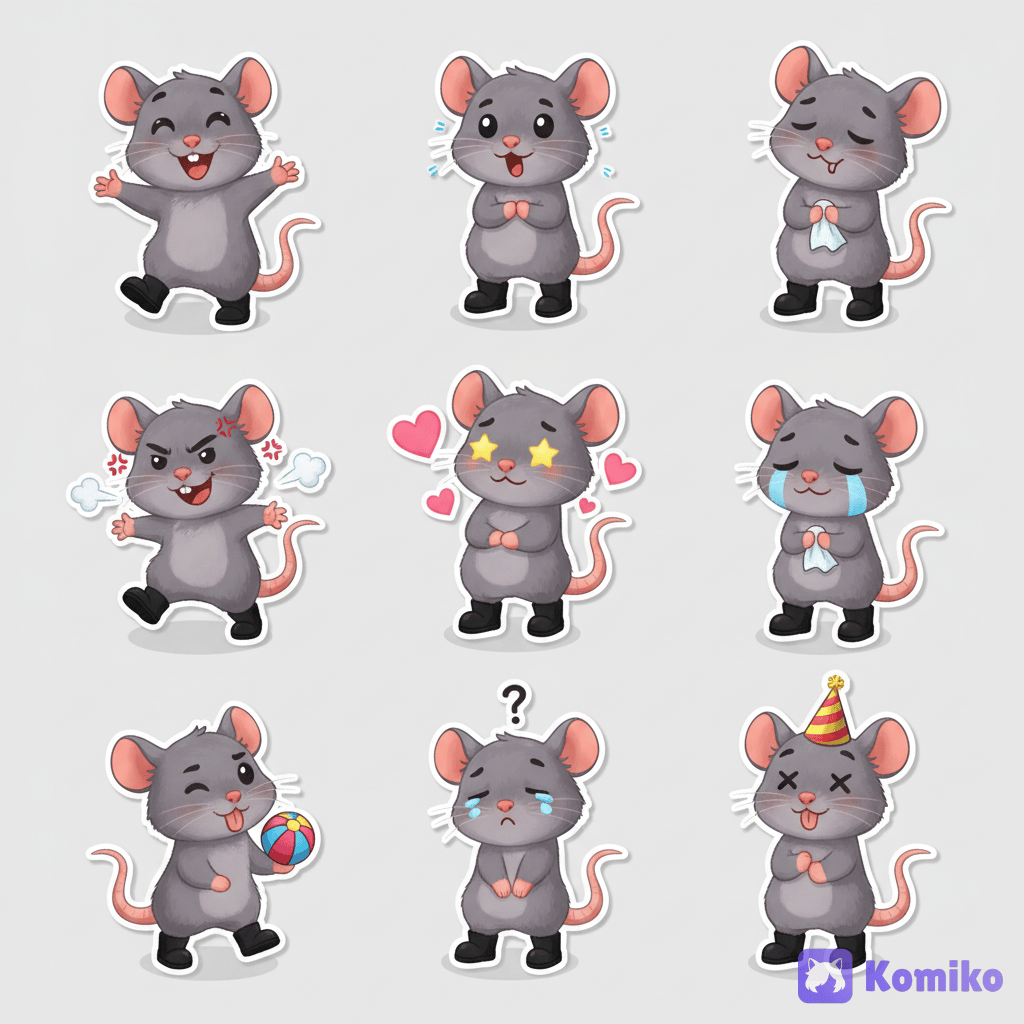 Abra Kadabra Sticker Pack 🐭