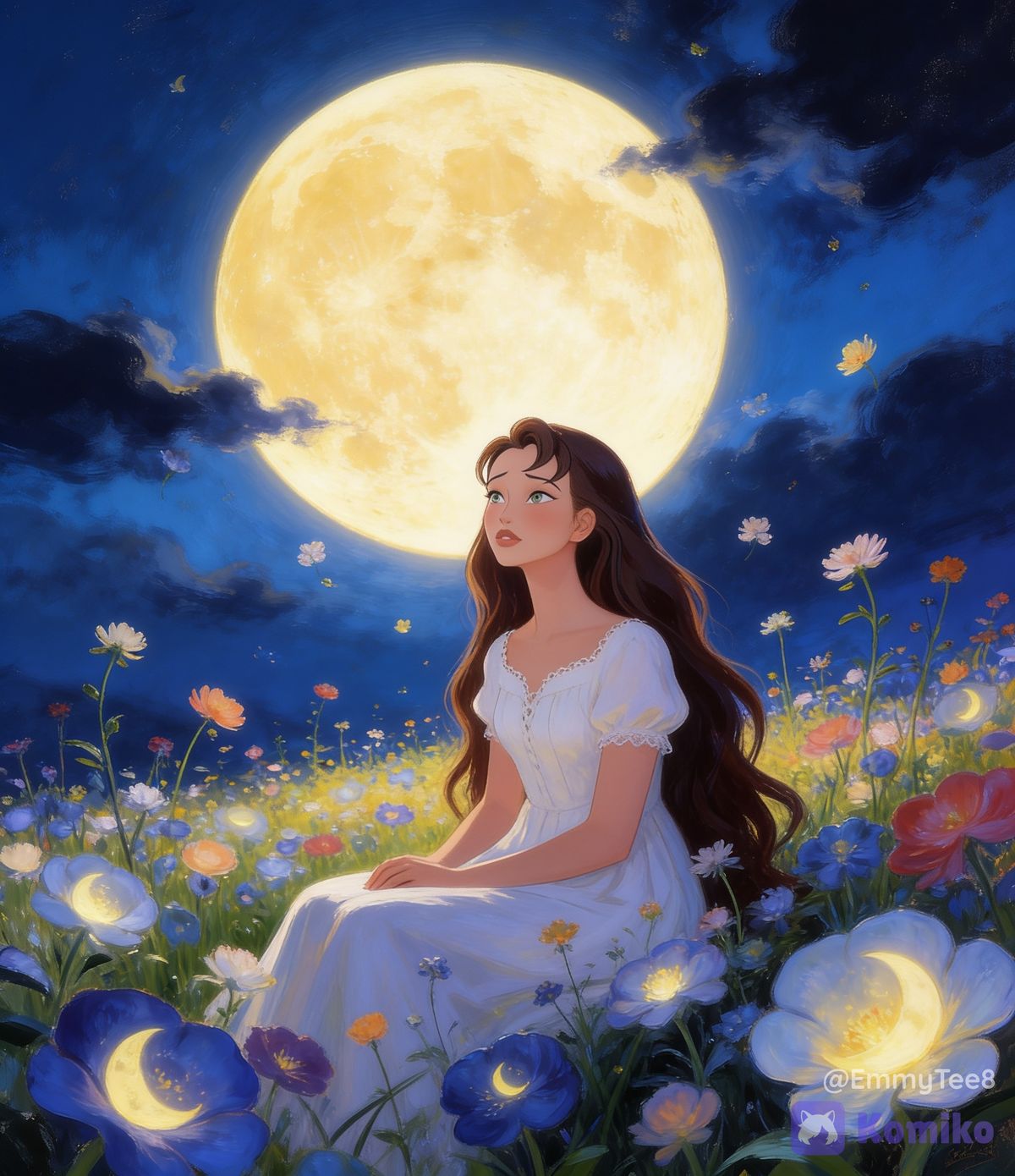 Sif in the moonlight