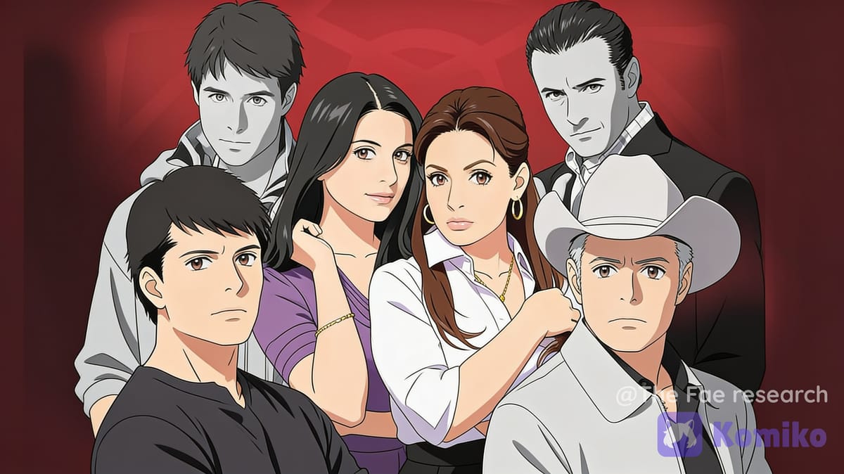 Main cast Juro que te Amo anime