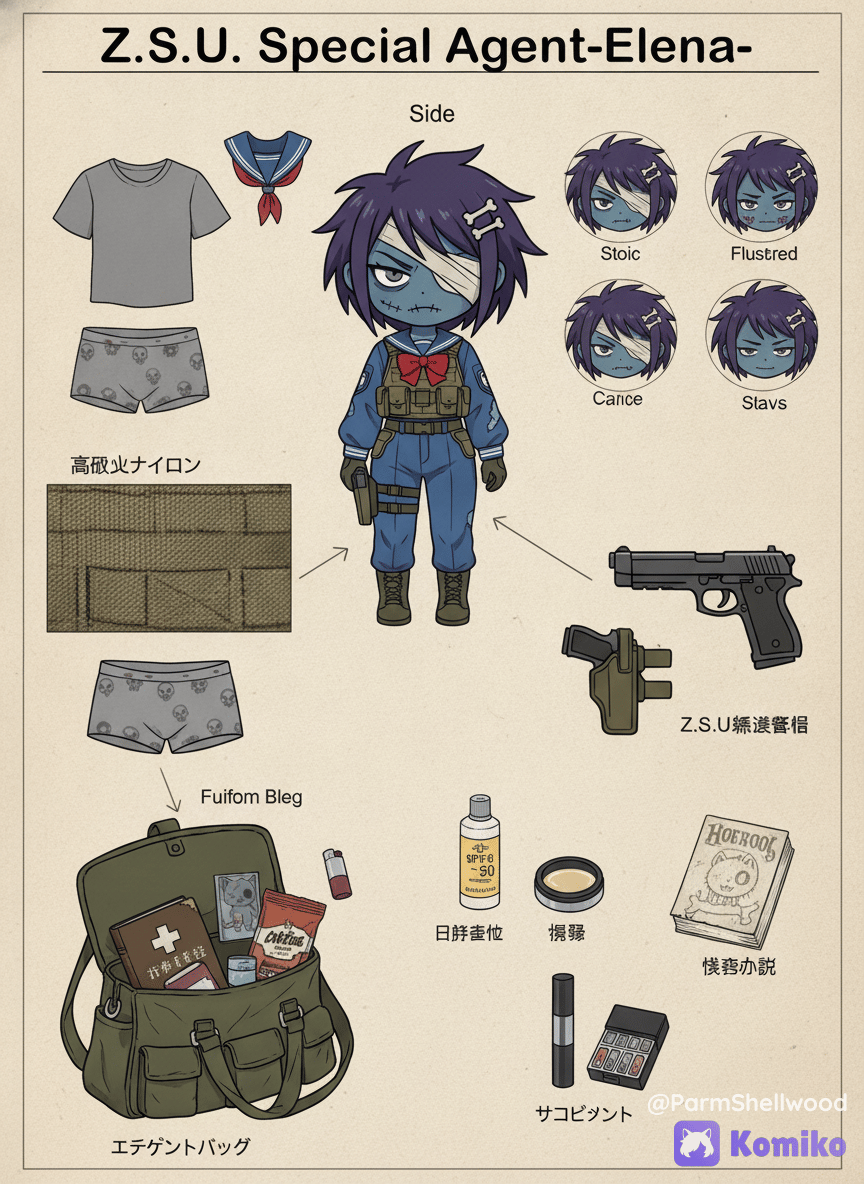 Z.S.U. Special Agent-Elena-