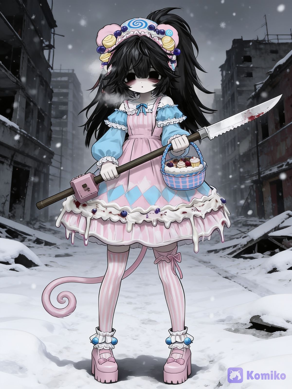 new oc: Monika 🎀🔪