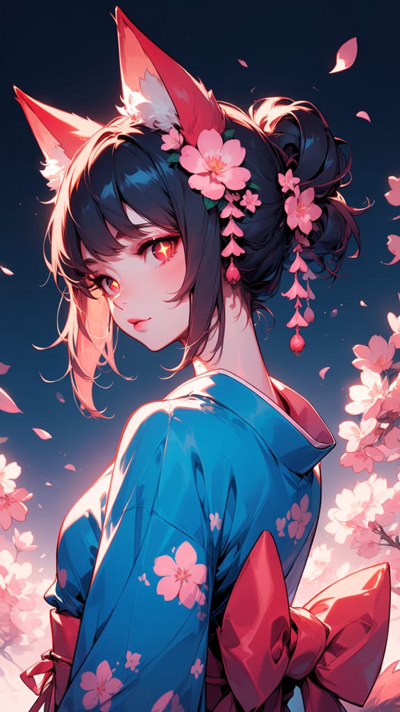 Cute fox girl