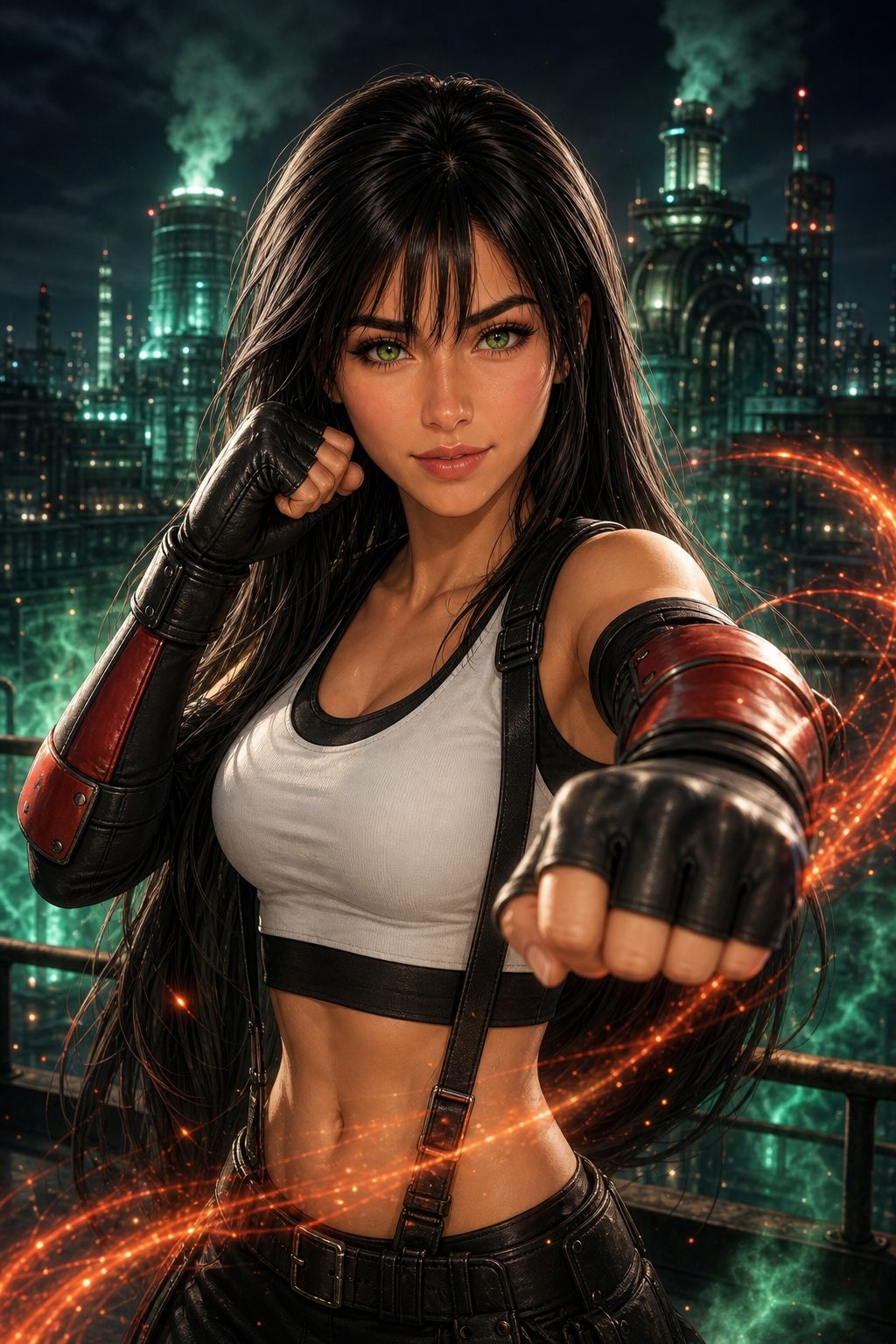 Natalia IRL: Tifa Mode Activated 🥊💚