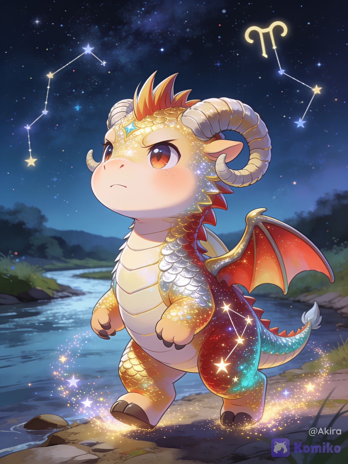 Cute Dragons ♈️🌠 (Horoscope Aries)