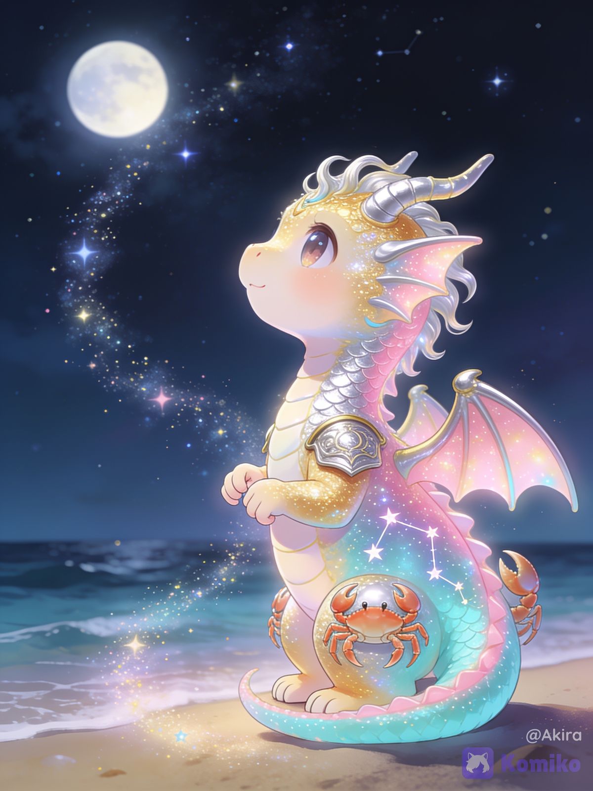 Cute Dragons ♋️🌠 (Horoscope Cancer)