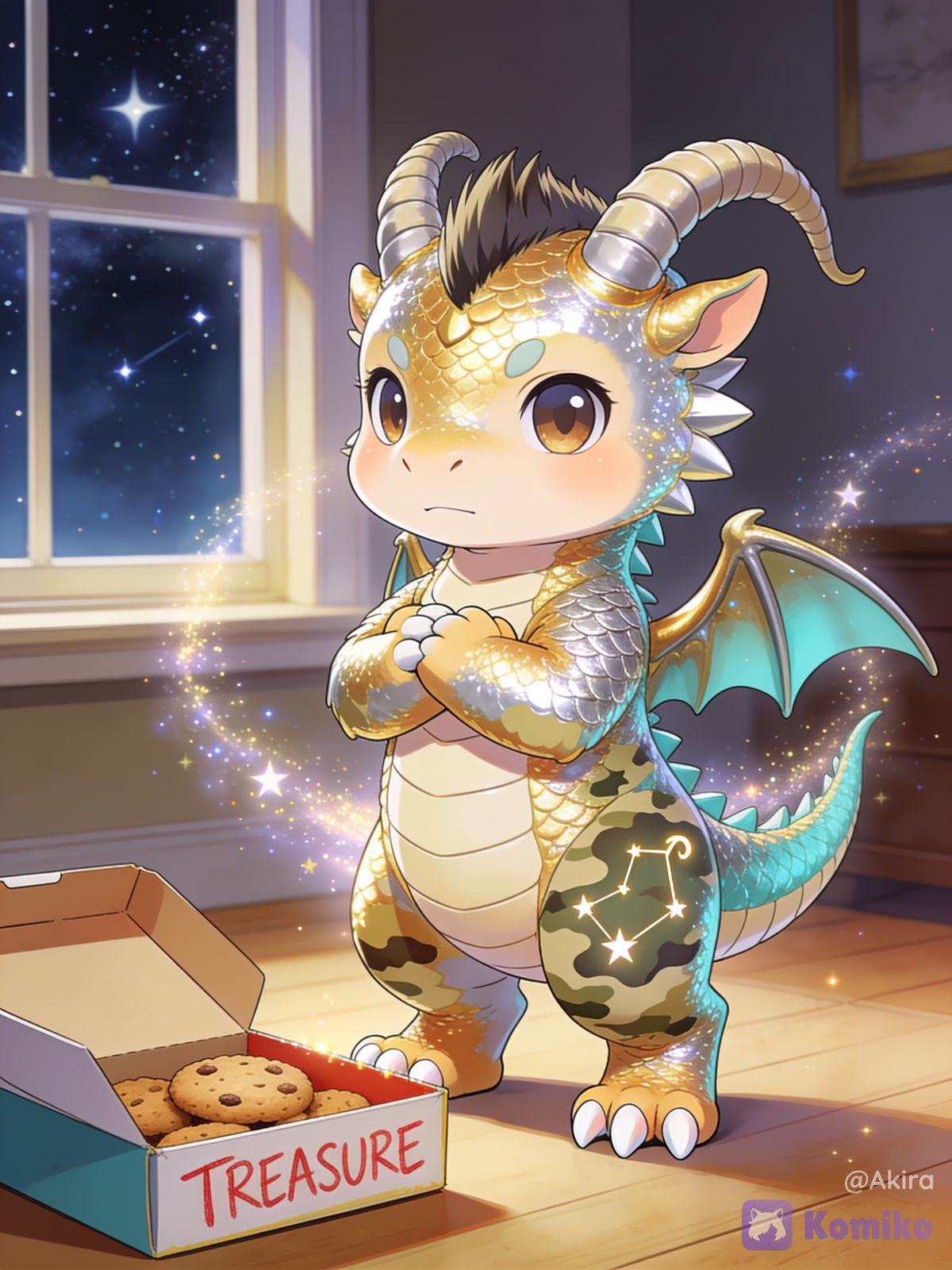 Cute Dragons ♑️🌠 (Horoscope Capricorn)