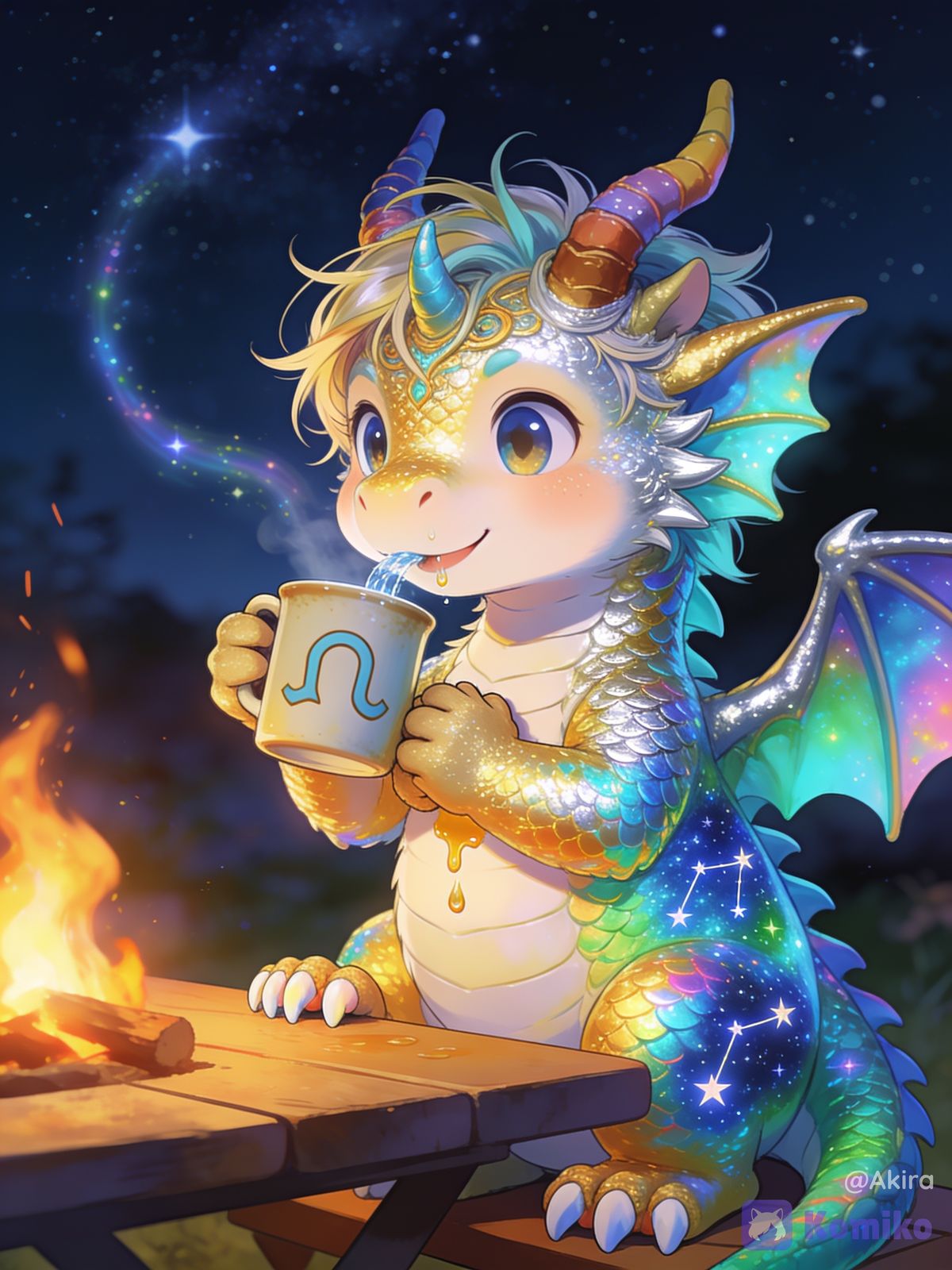 Cute Dragons ♒️🌠 (Horoscope Aquarius)