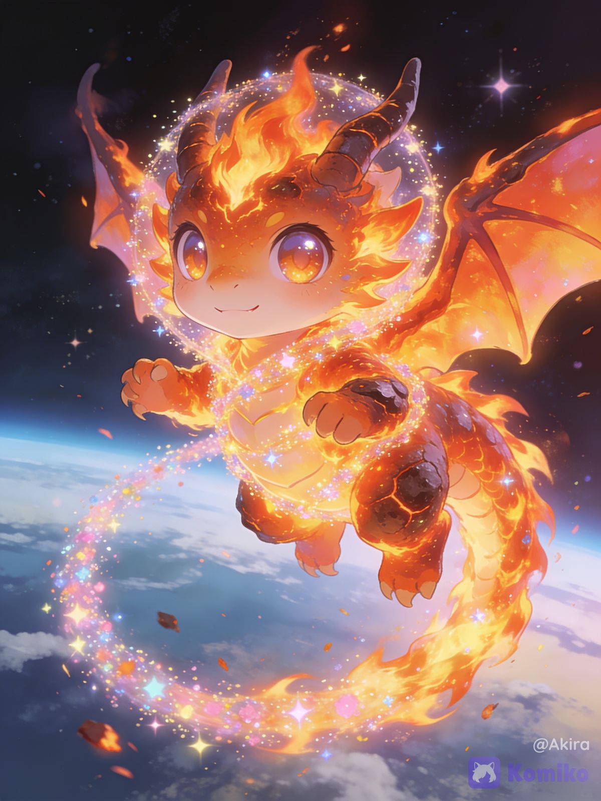 Cute Dragon ☄️ (Meteor)
