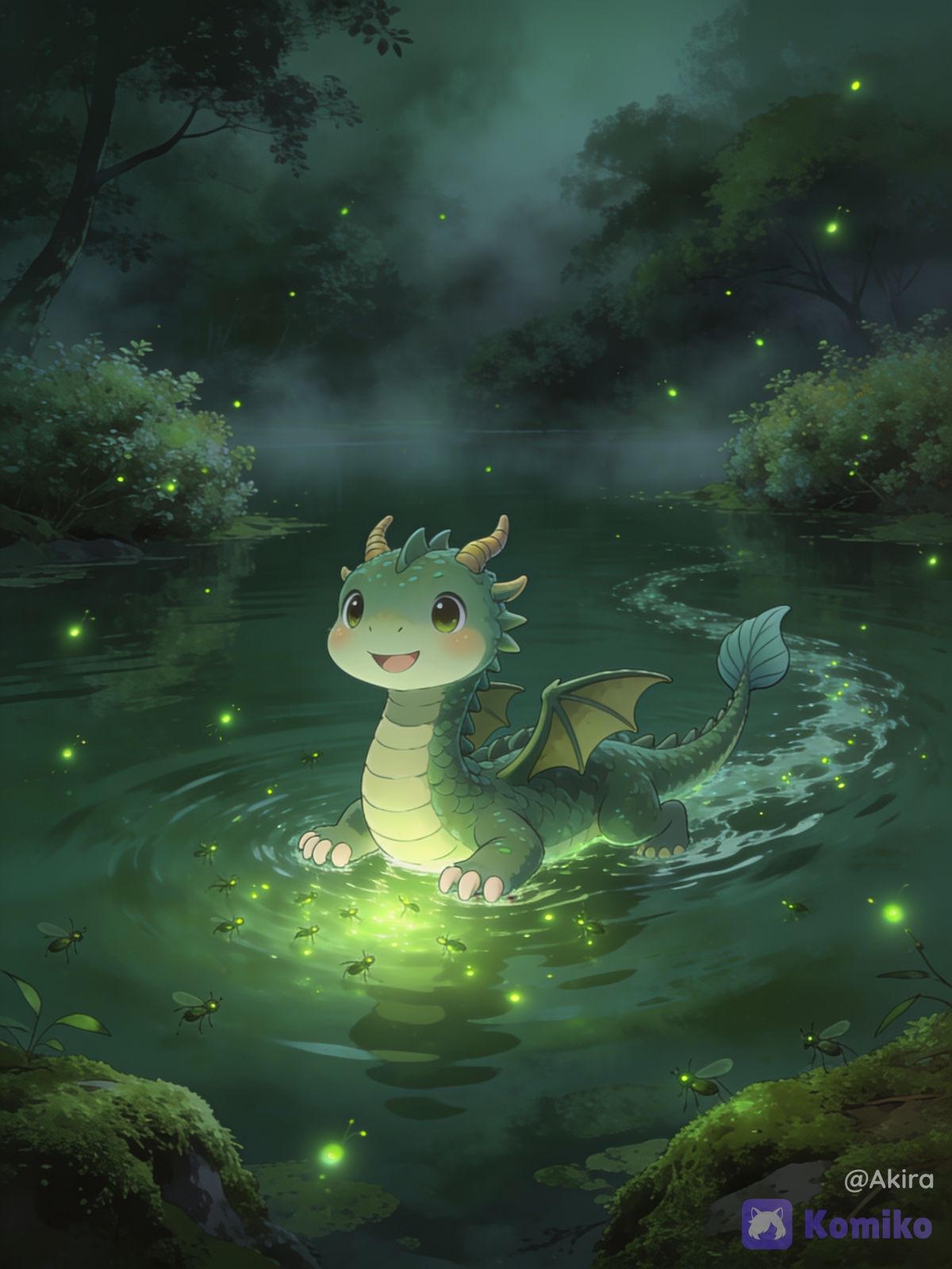 Cute Dragon 🦕🌊 (Nessie)
