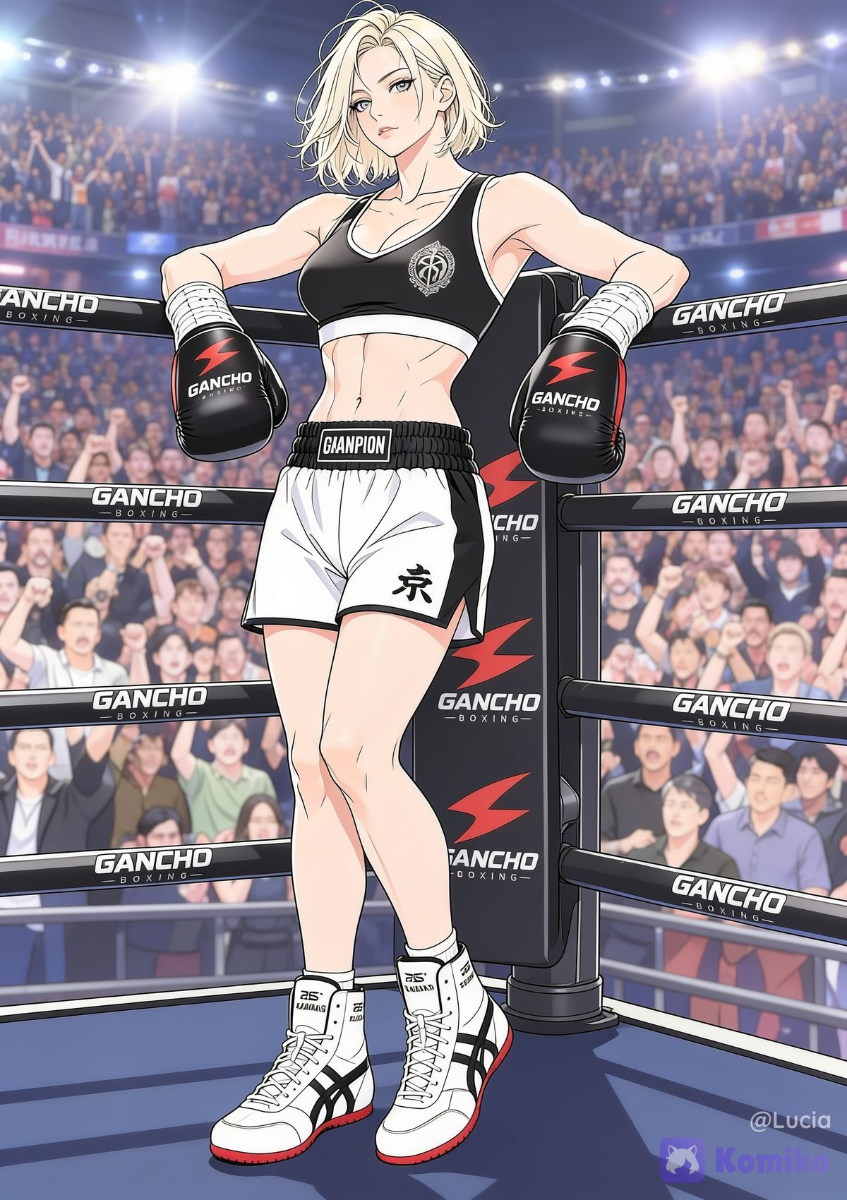 . Name: Anastasia Volkov. Ring name: The White Wolf