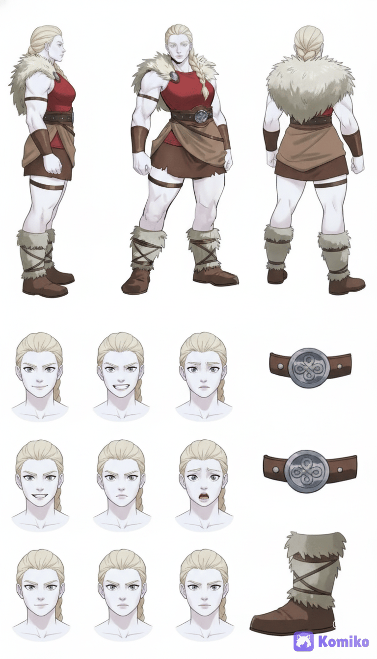 Viking Girl Turnaround 💪✨