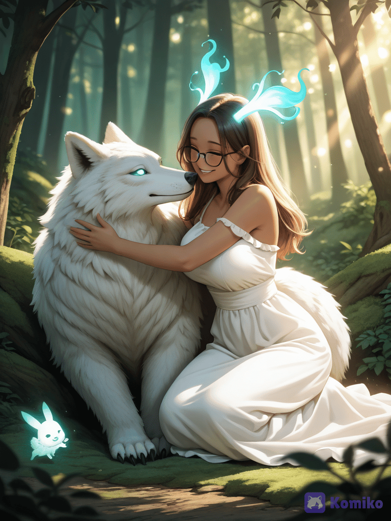 Le loup et la biche