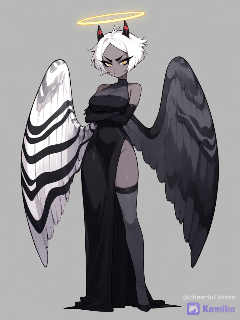 Lute (Hazbin Hotel) si fuera un demonio