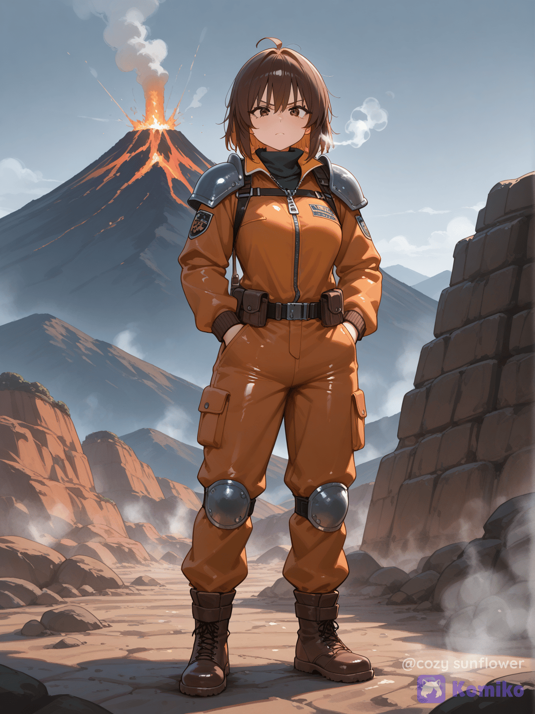 Камерупт и молнии! 🌋⚡✨