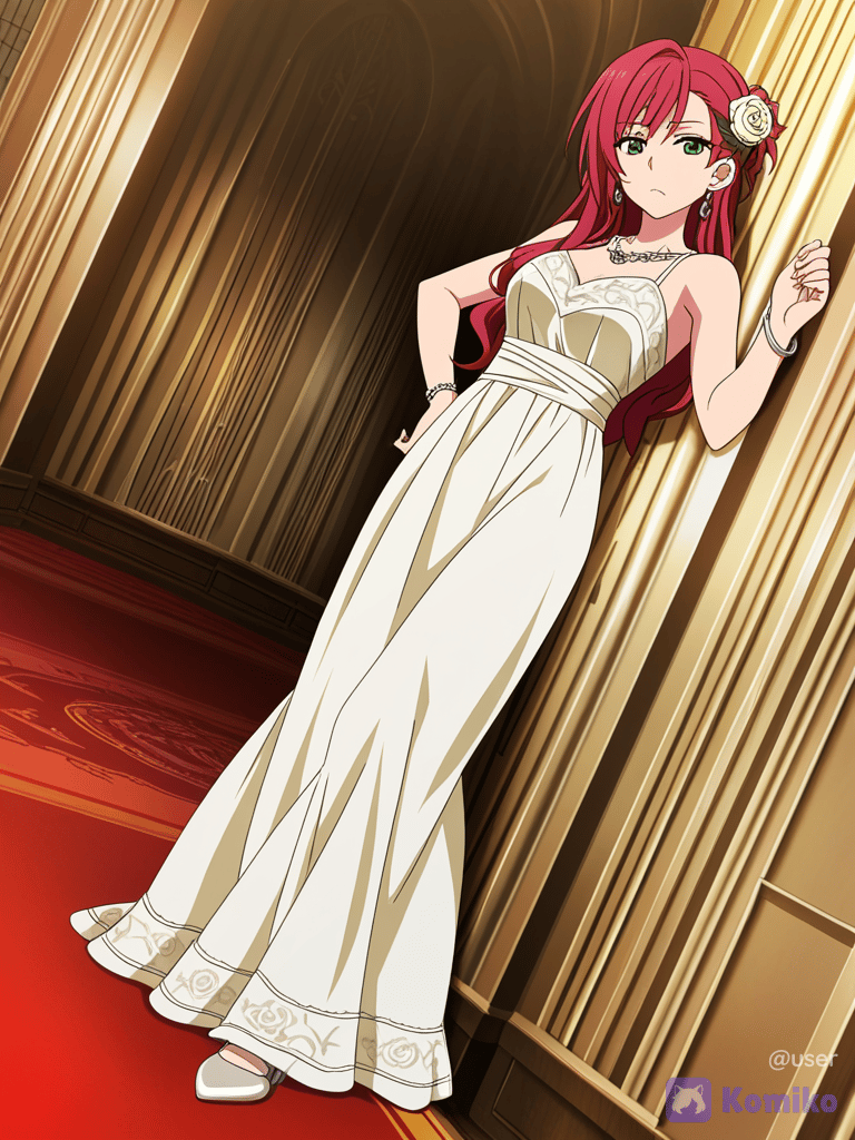 Girl in ballgown