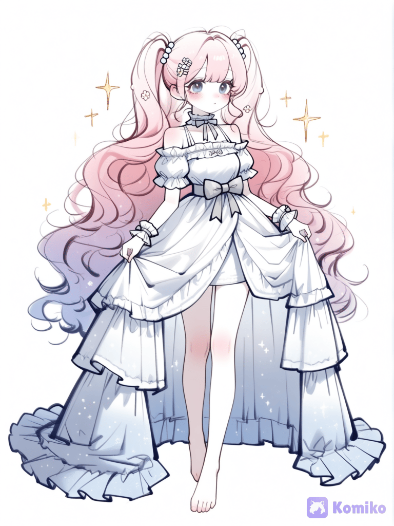 soft anime style