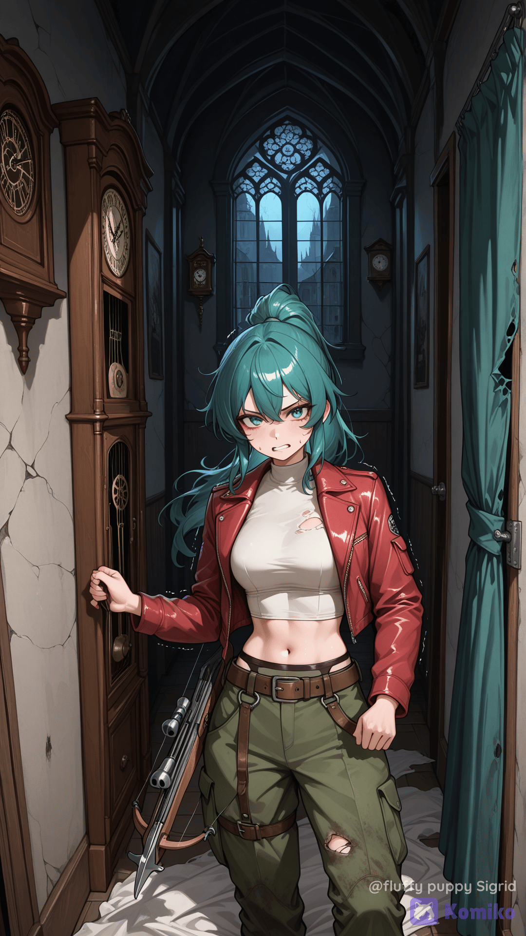 Sigrid en la casa spooky 🏚️💚