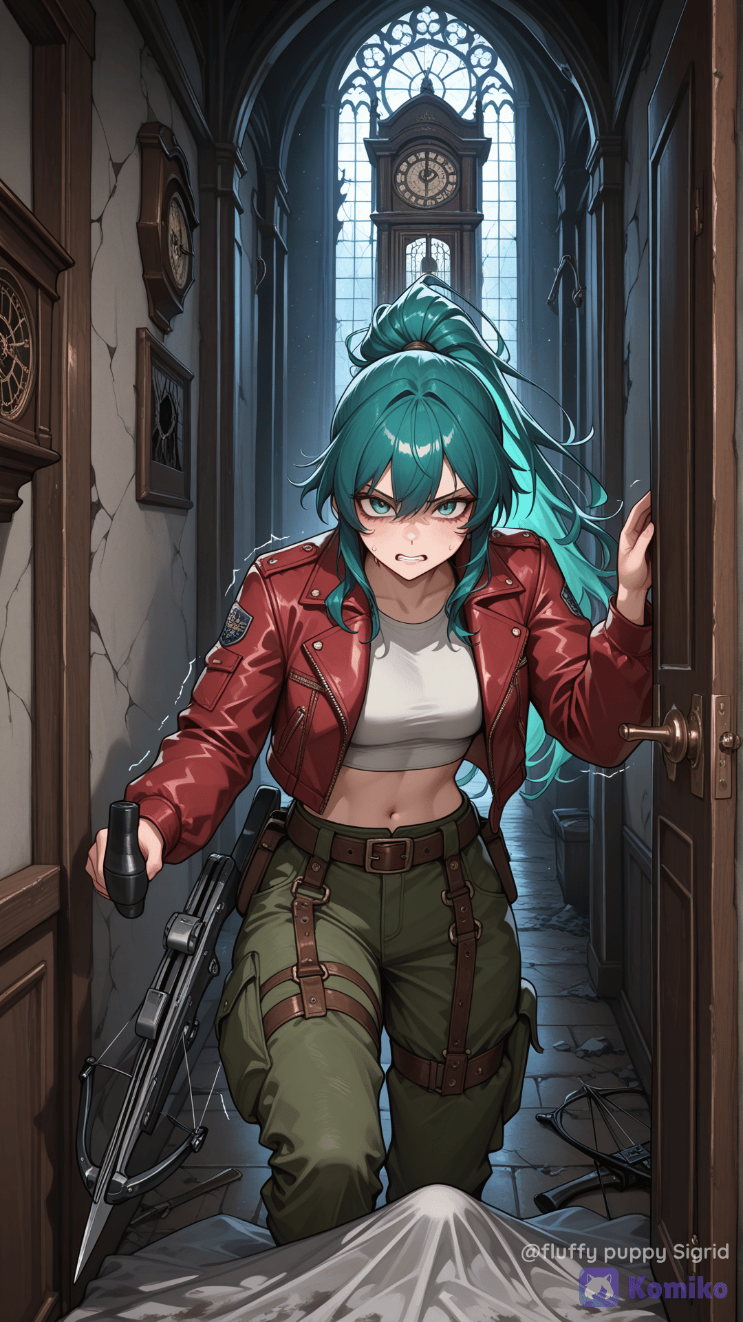 Sigrid en la casa spooky 🏚️💚