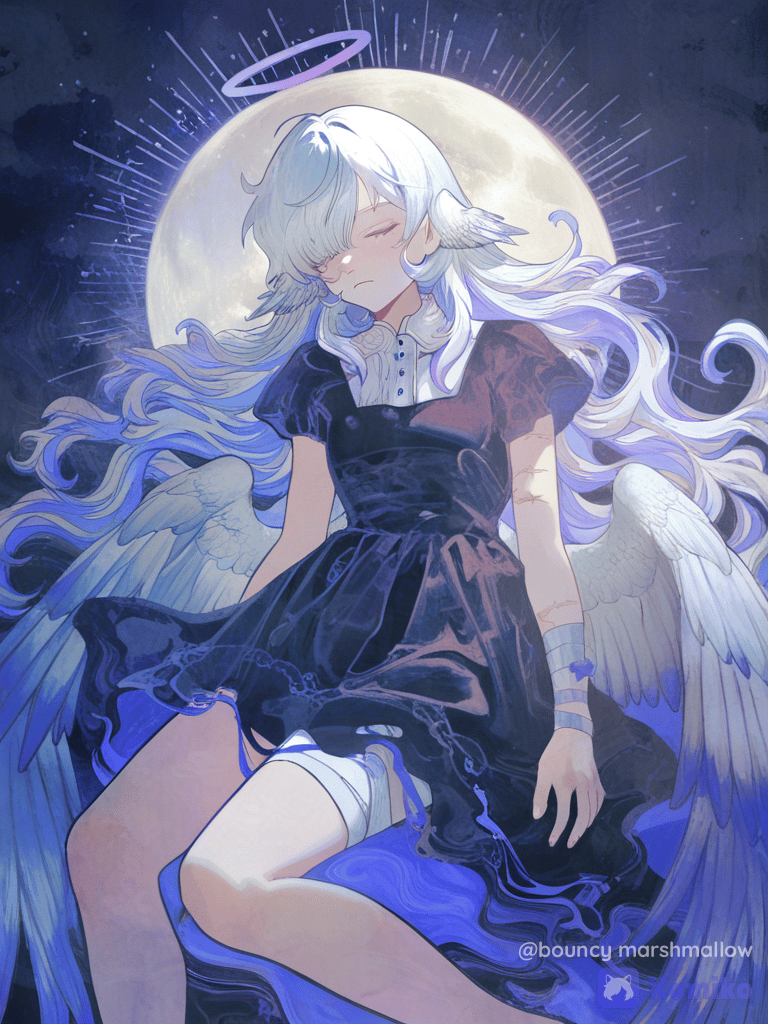 Luna (sleeping)