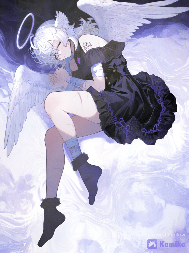 Luna (sleeping)