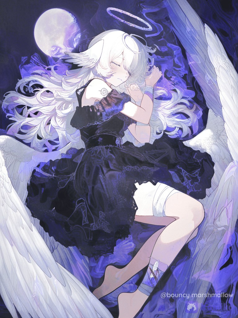 Luna (sleeping)