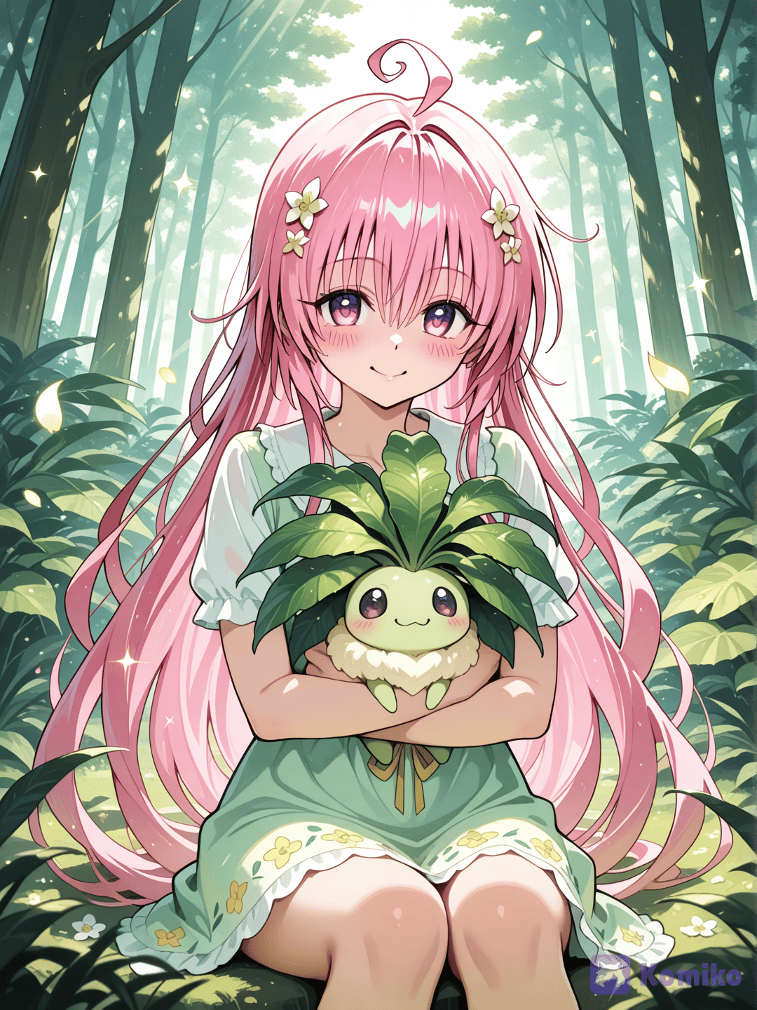 Nana and Her Little Alien Friend