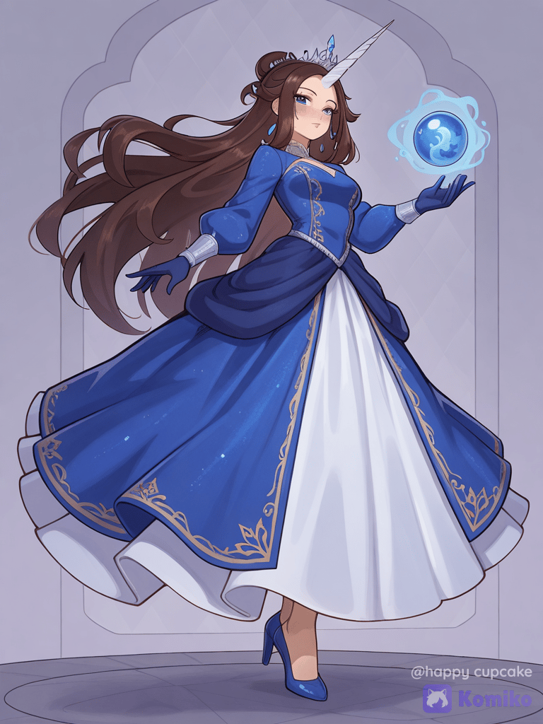 Принцесса-единорог 💙✨ Волшебные образы