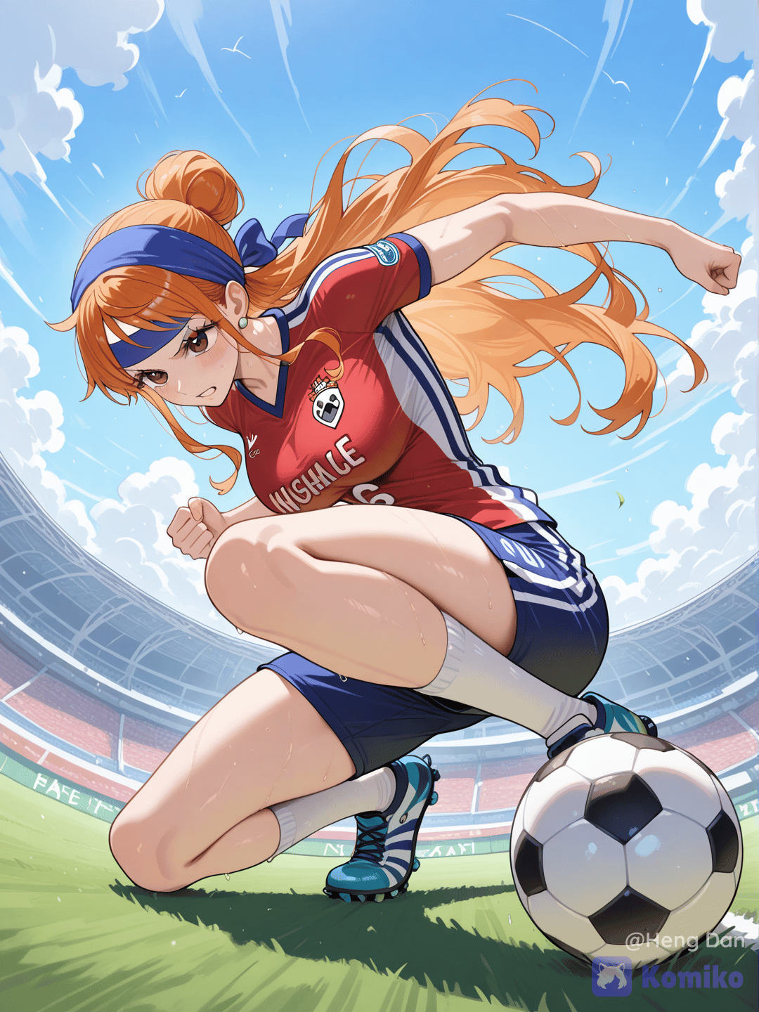 NAMI SOCCER PLAYER COSPLAY