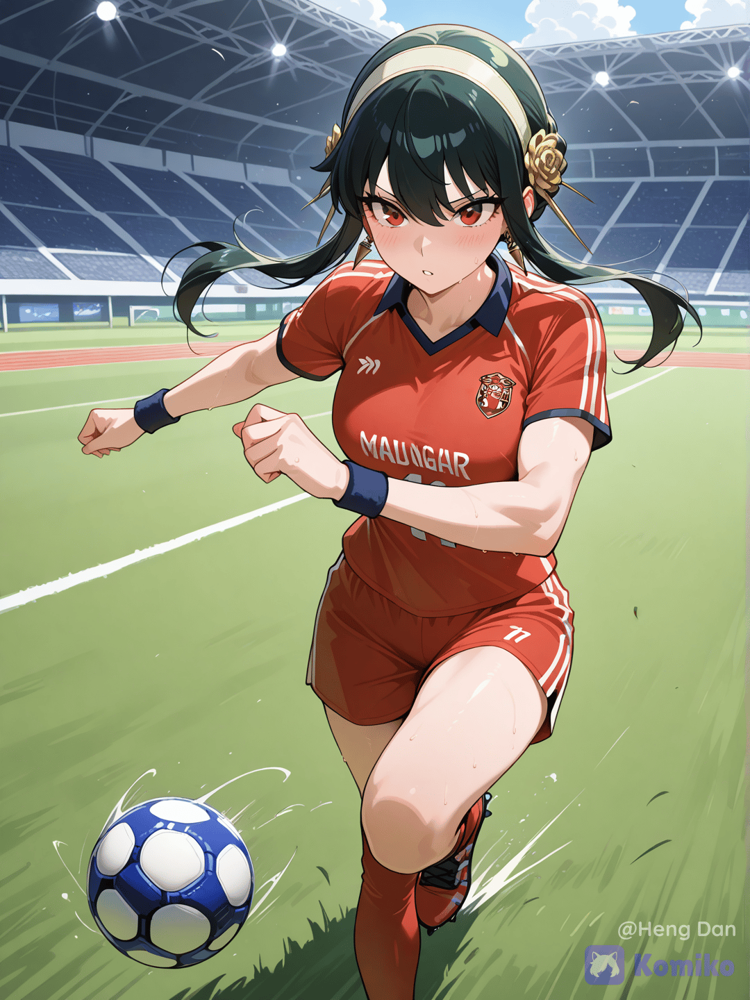 YOR SOCCER PLAYER COSPLAY