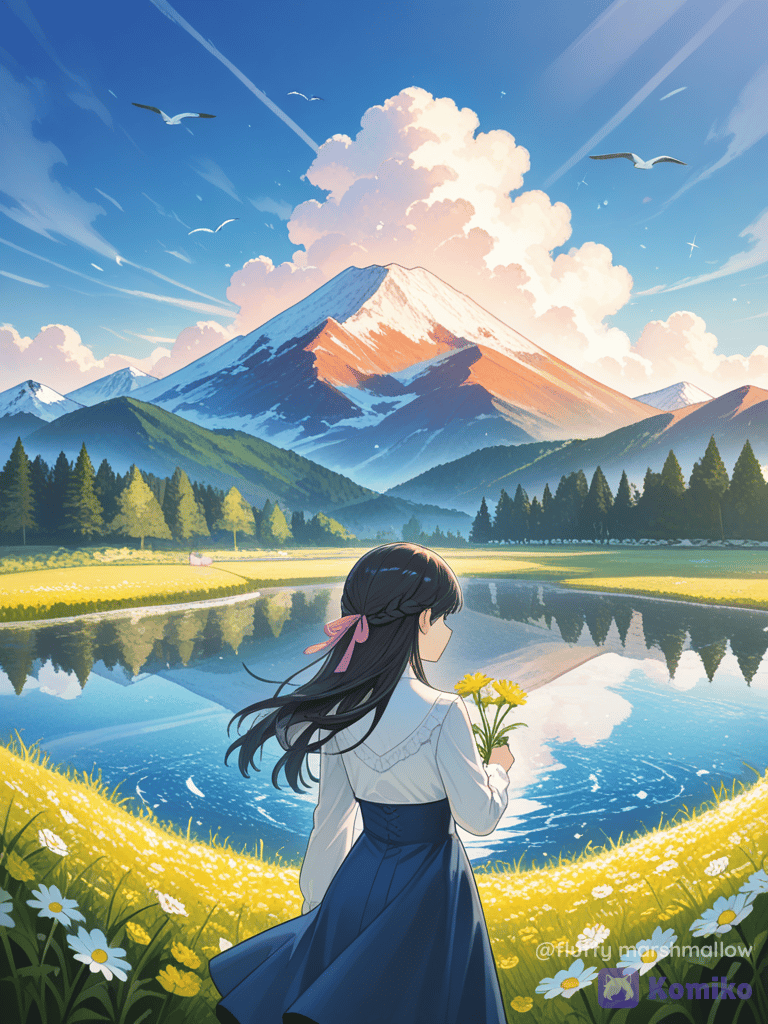 Mountain Breeze & Wildflowers 🌼🏔️