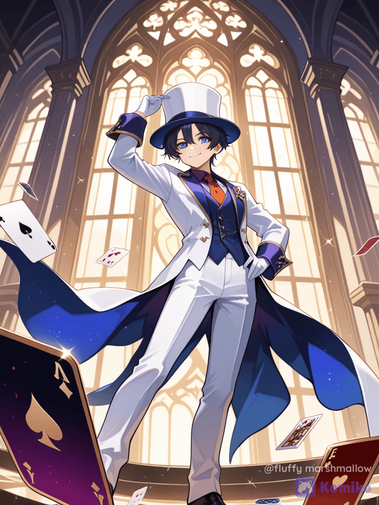 Magician Boy Tipping His Hat ♡