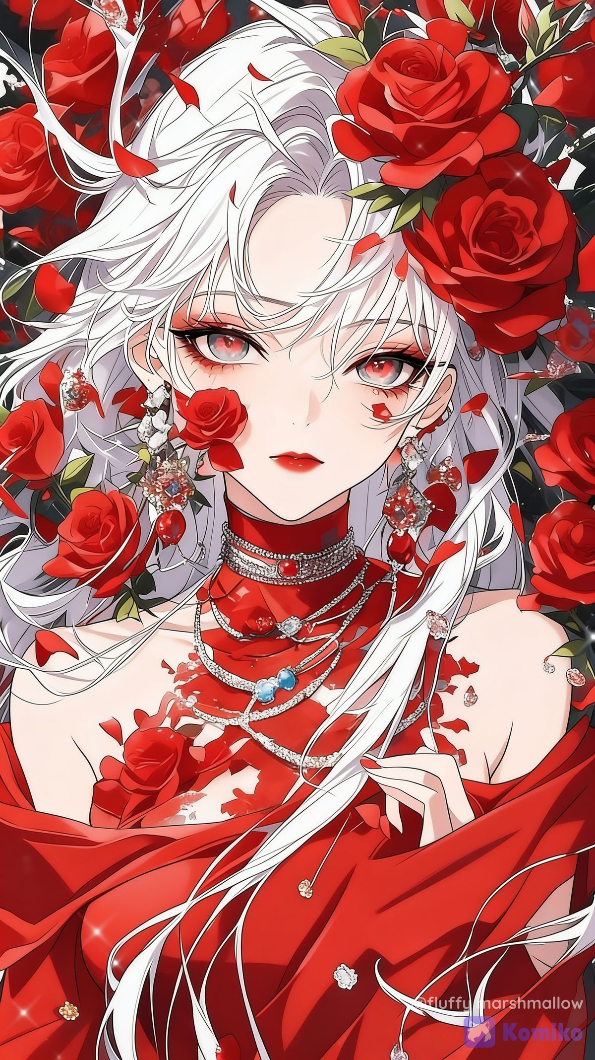Rose Queen in Red 🌹✨