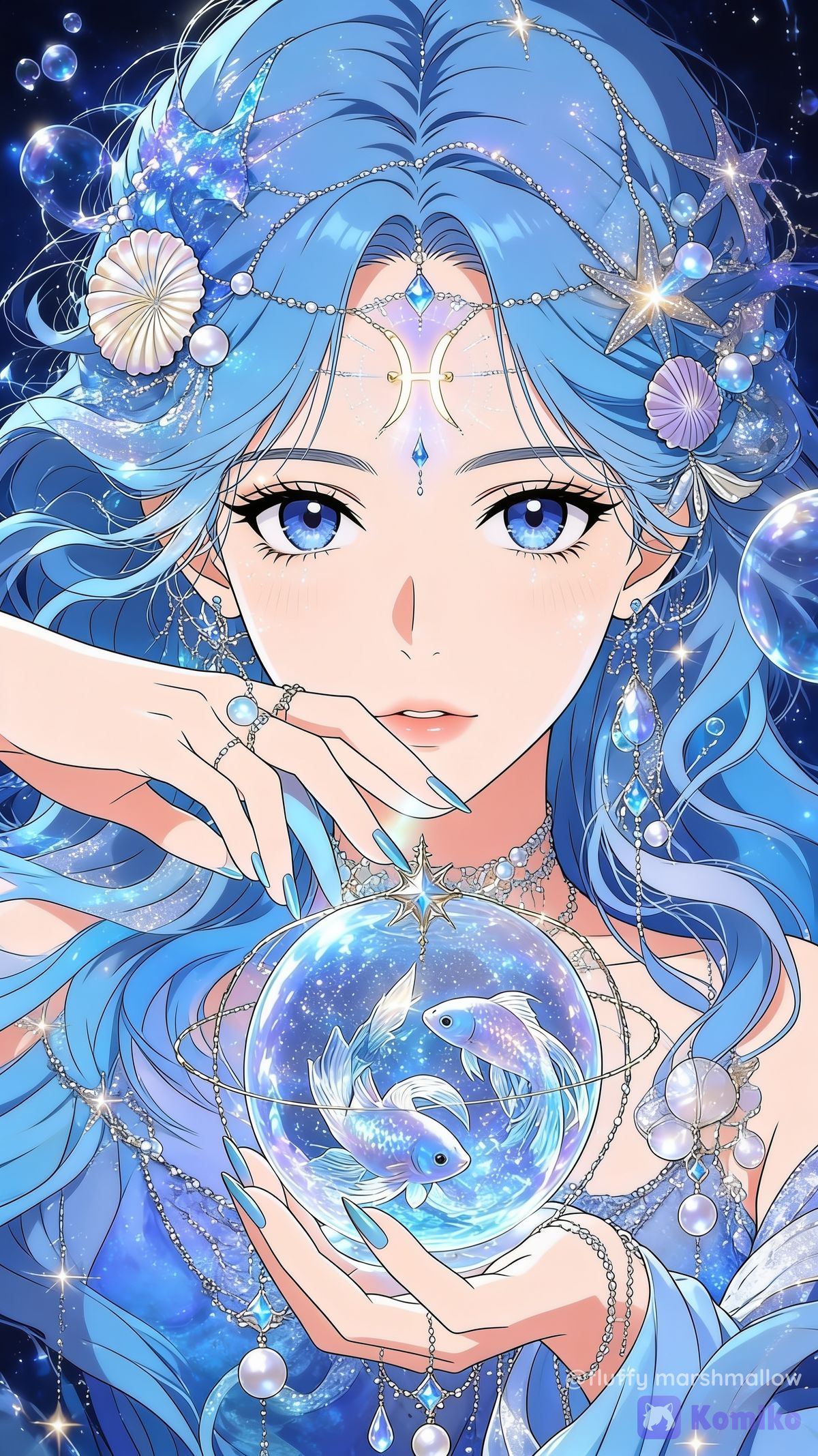 Ocean Starlight Girl 🌊✨