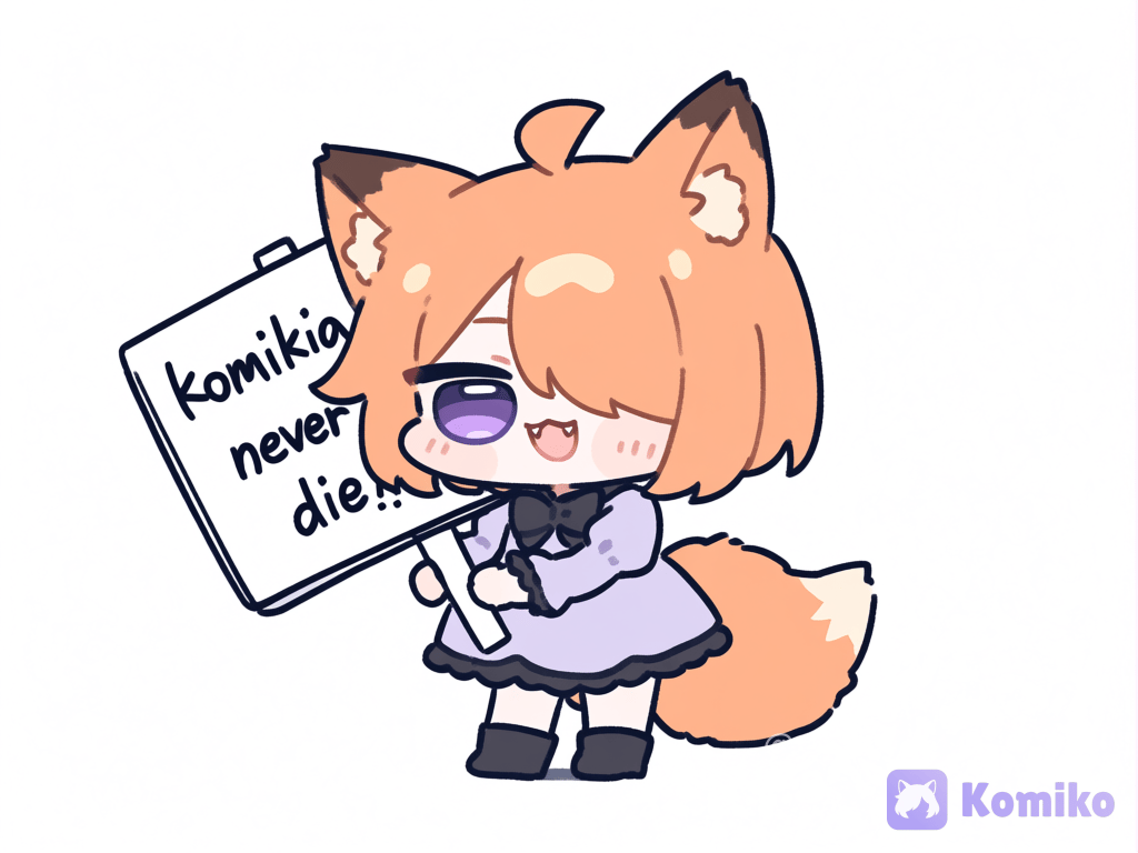 Komiko.ia Never Die!!! Comment "Don't shut down Komiko.ia!!"
