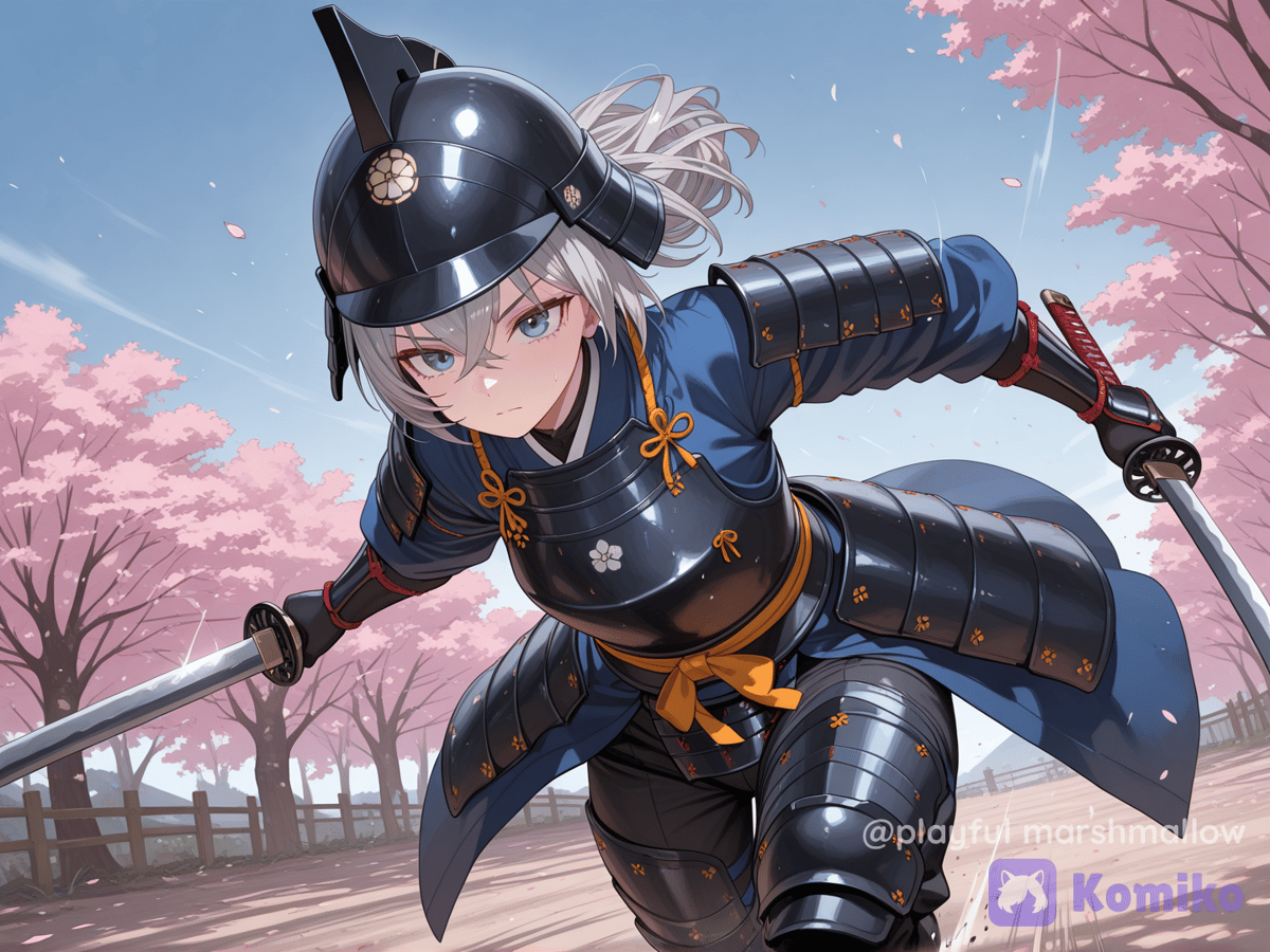Bronya samurai