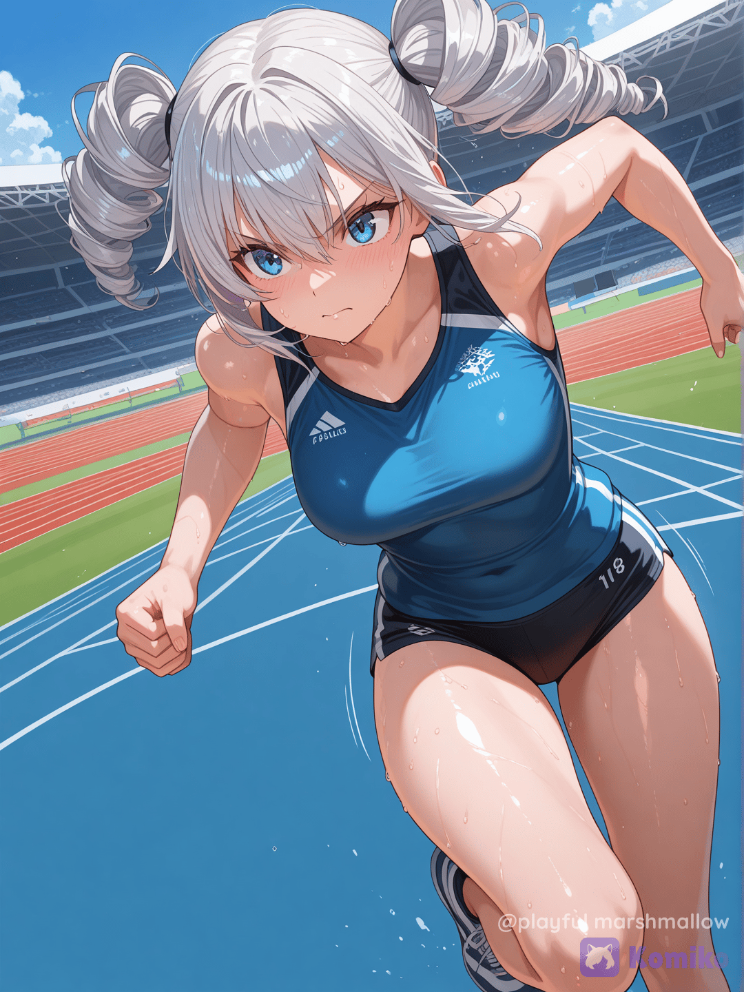 Bronya zaychik correndo na maratona