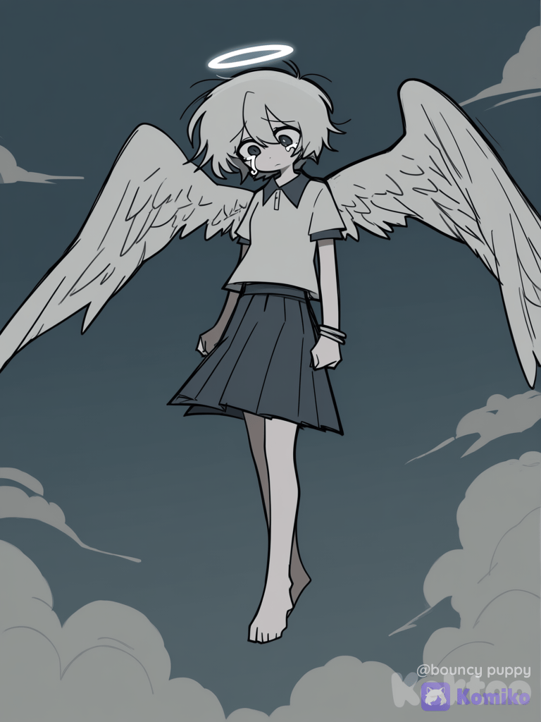 哭哭天使少女☁️
