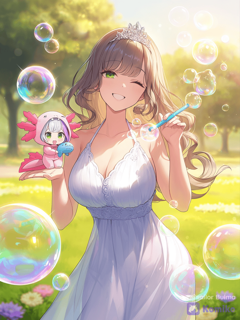 Emilie et la Princesse Gourmande en Chibi