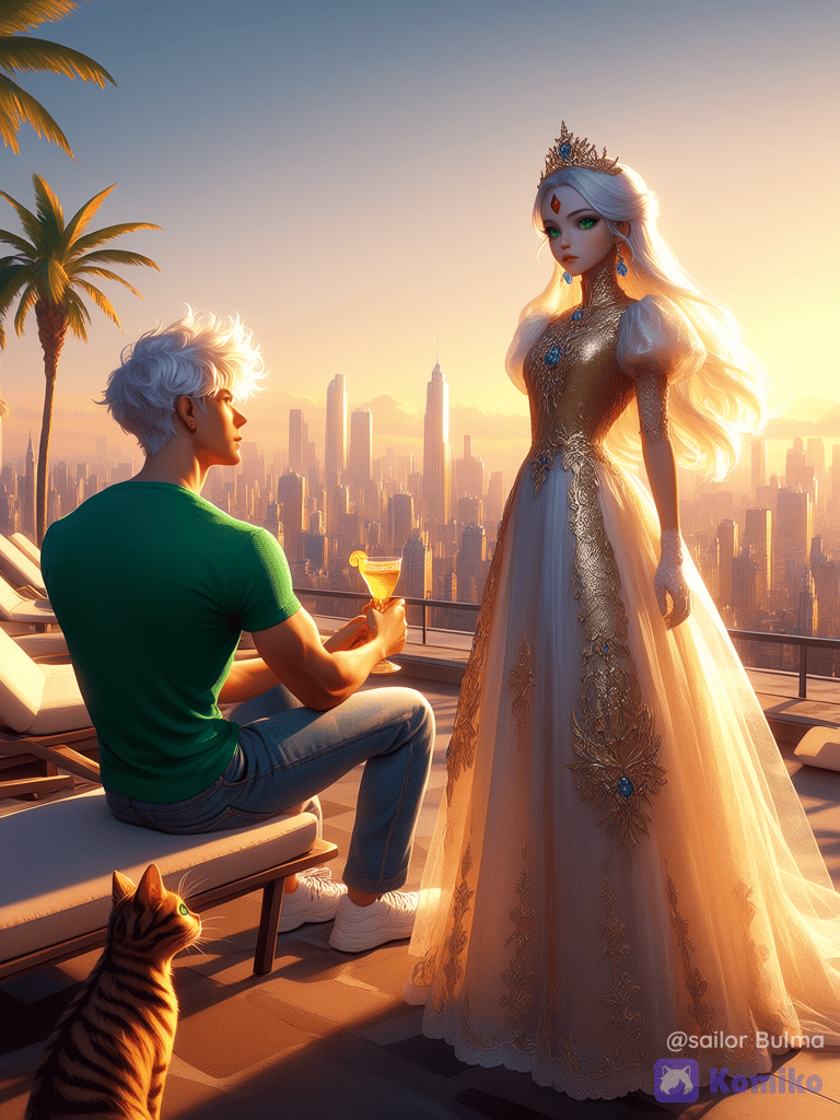 La Princesse Gourmande et son chat avec Bob