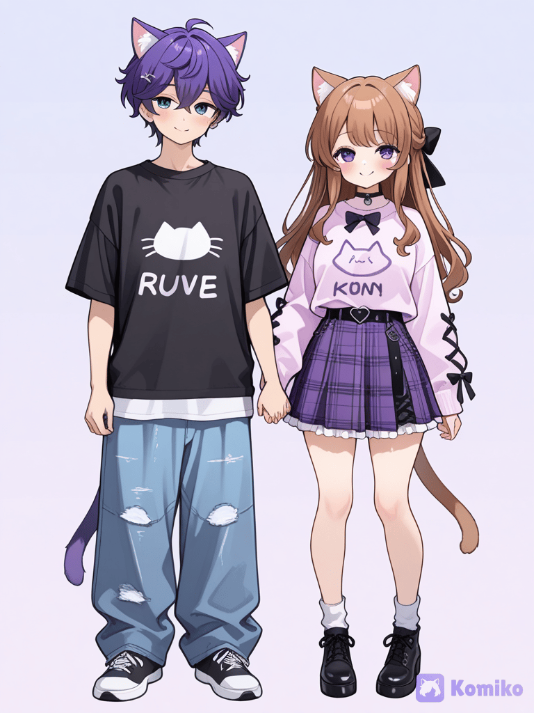 The 1girl the 1boy