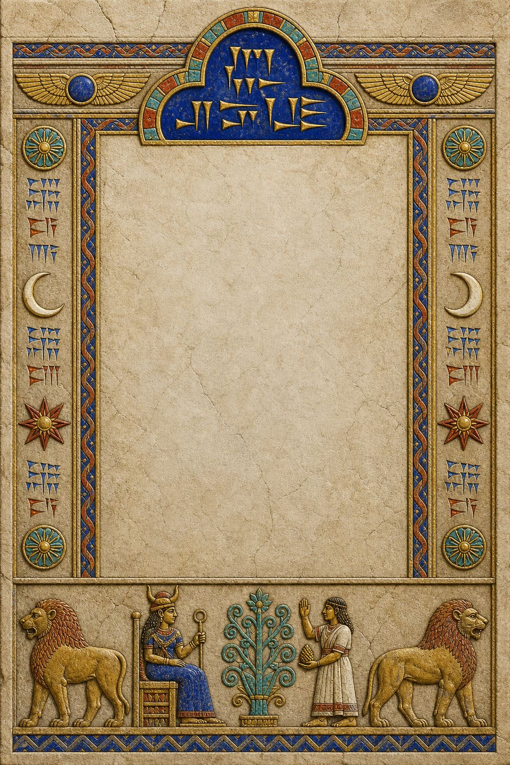 Assyrian Stele Background