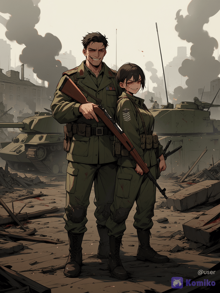 Friends at war