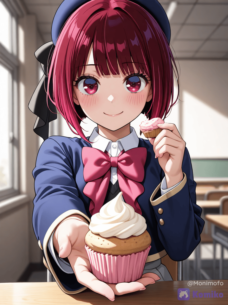 Sharing a little cake