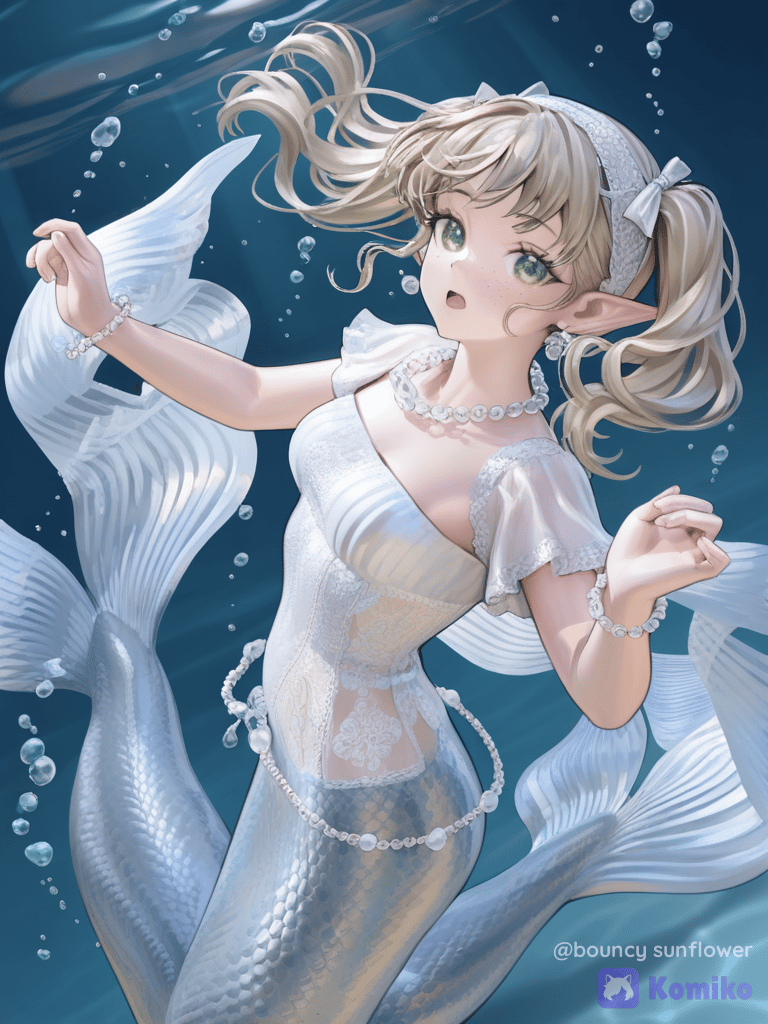 公主變成人魚