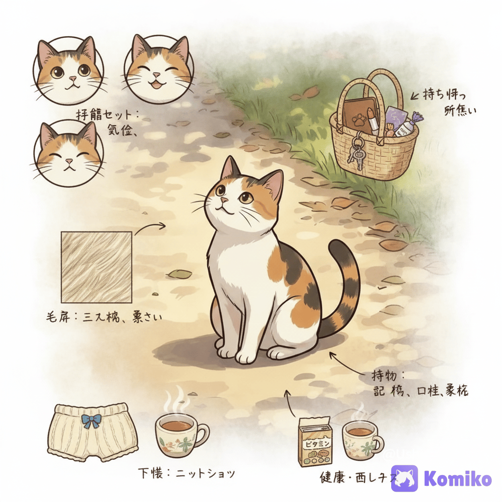 OC Breakdown: Nekoshima Nekohime's Cat Form