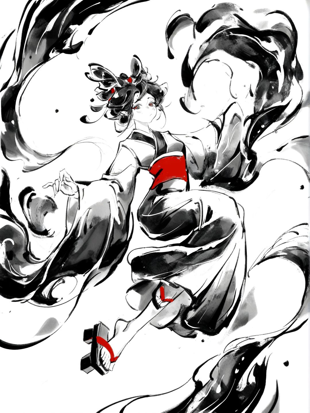 kimono lady