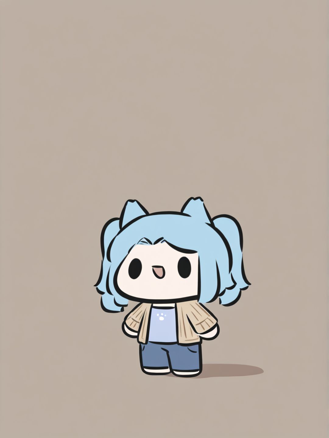 bubble chibi girl